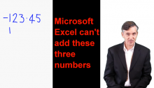 Microsoft Excel Addition Bug Workaround